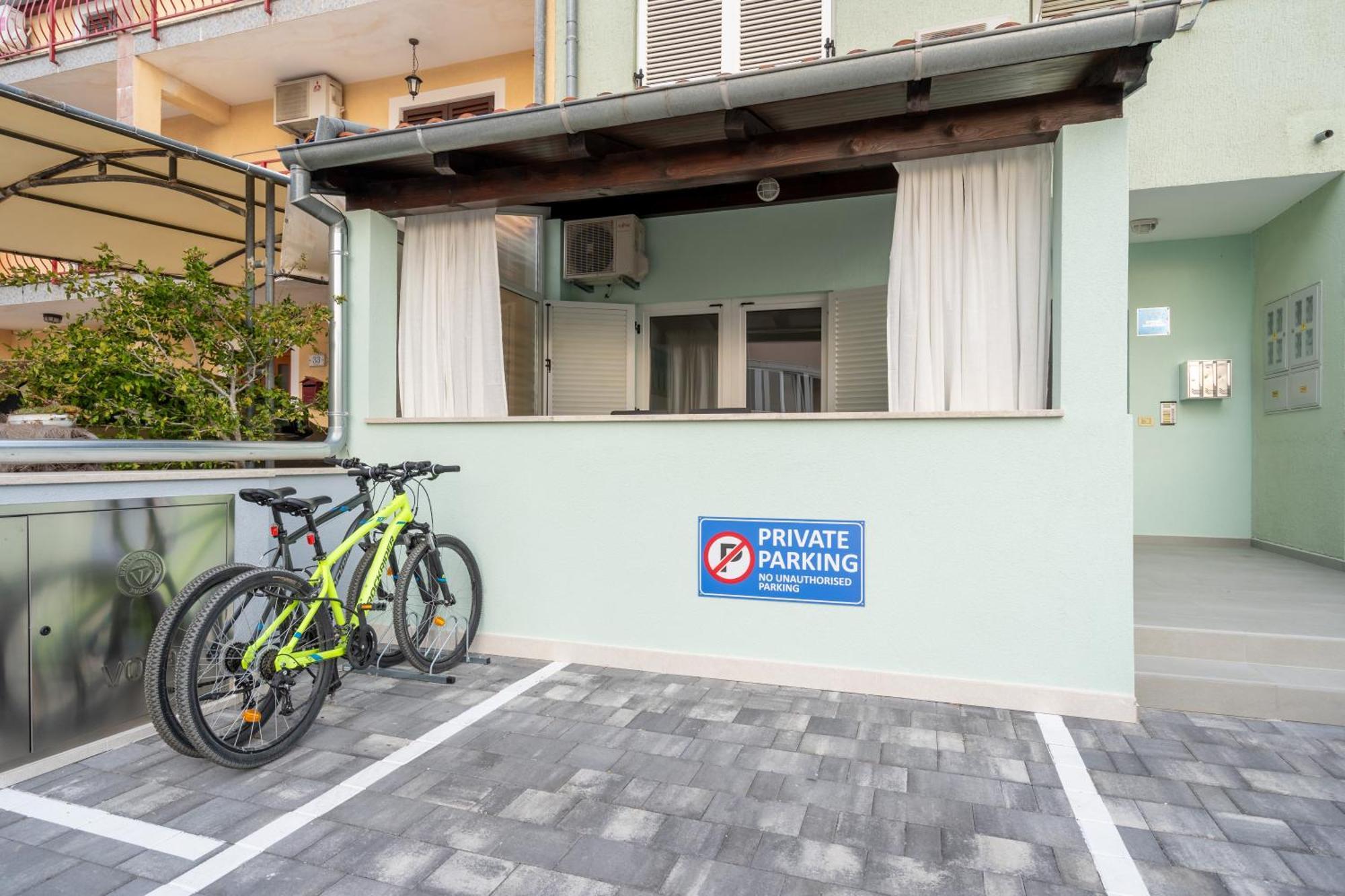 New! D31 Studio W2 Bikes, Sunny Terrace & Parking Rovinj Dış mekan fotoğraf